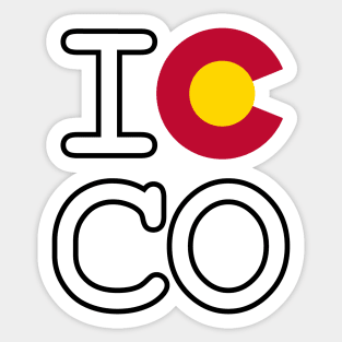 I Love Colorado Sticker